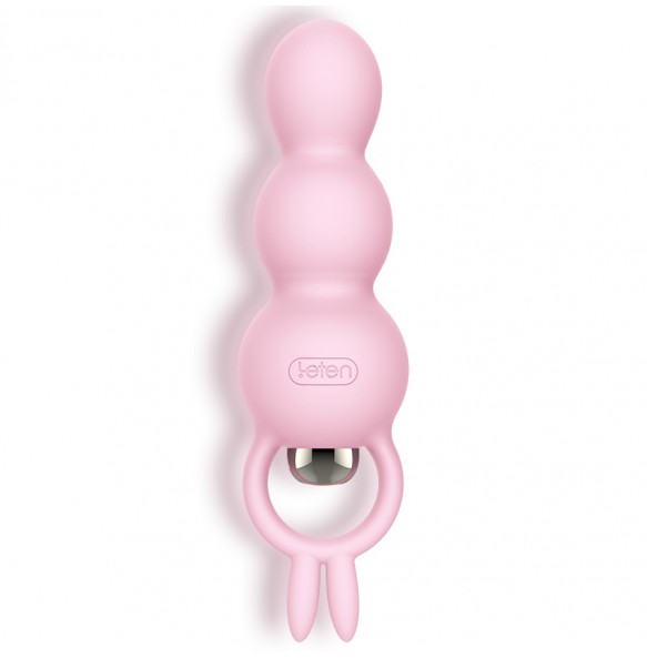 HK LETEN Cute Rabbit Series Anal Pull Beads (Bunny Driver - Pink)